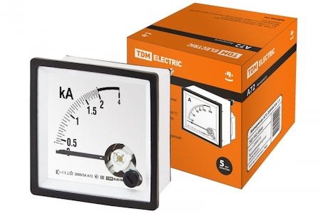 TDM ELECTRIC SQ1102-0068 Амперметр А72  2000А/5А-1.5 TDM